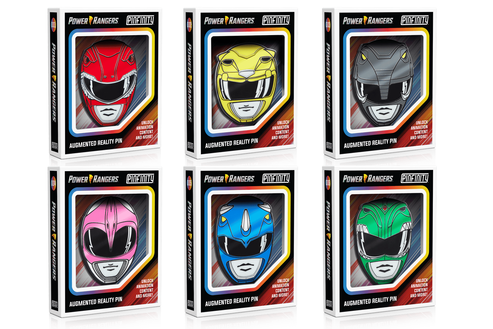 Unleash the Power: Pinfinity's Mighty Morphin Power Rangers Collection! - Pinfinity - Augmented Reality Collectible Pins