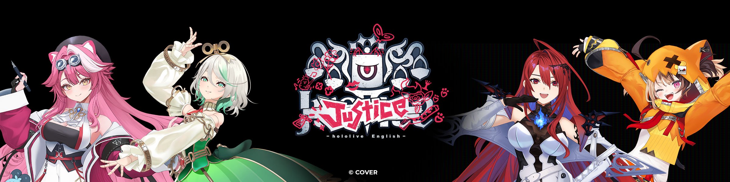 hololive English -Justice- - Pinfinity - Augmented Reality Collectible Pins