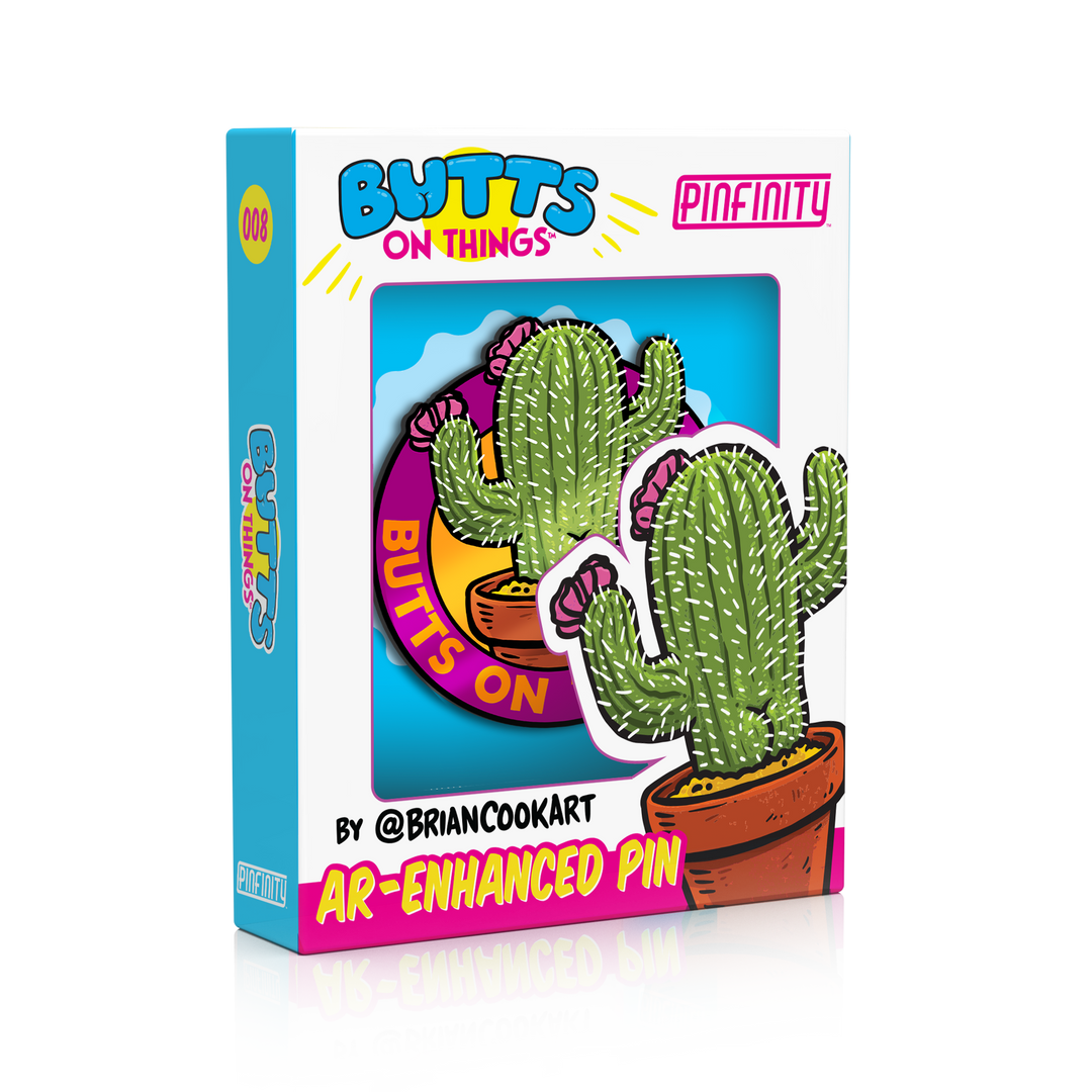 Cactus Butt AR Pin packaging