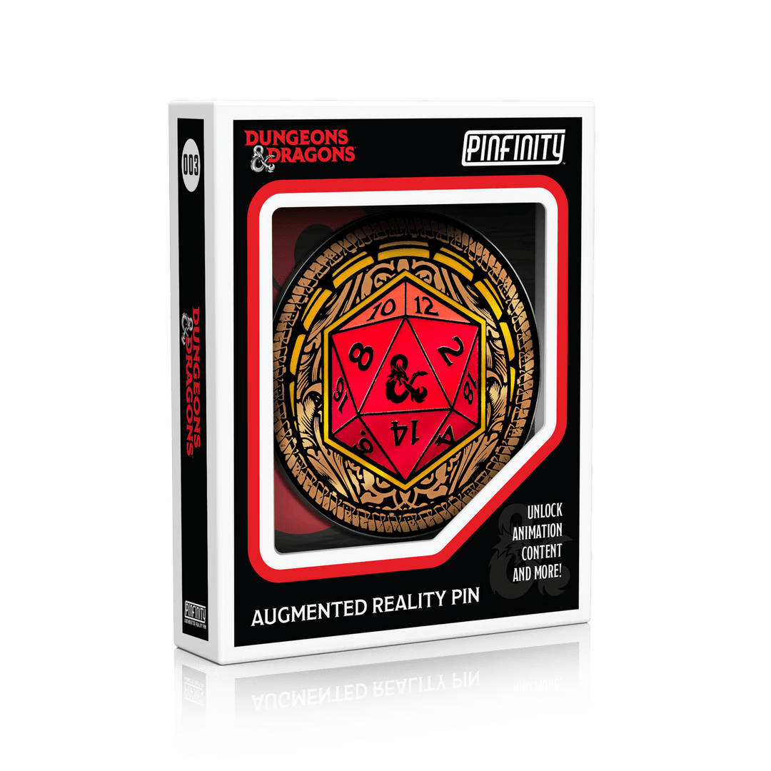 Dungeons & Dragons - D20 - Pinfinity - Augmented Reality Collectible Pins