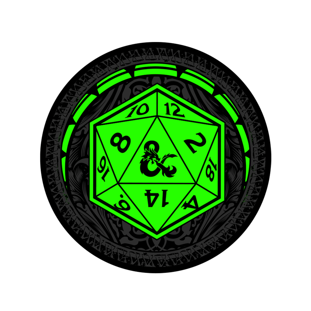 Dungeons & Dragons - D20 GLOW EDITION - Pinfinity - Augmented Reality Collectible Pins