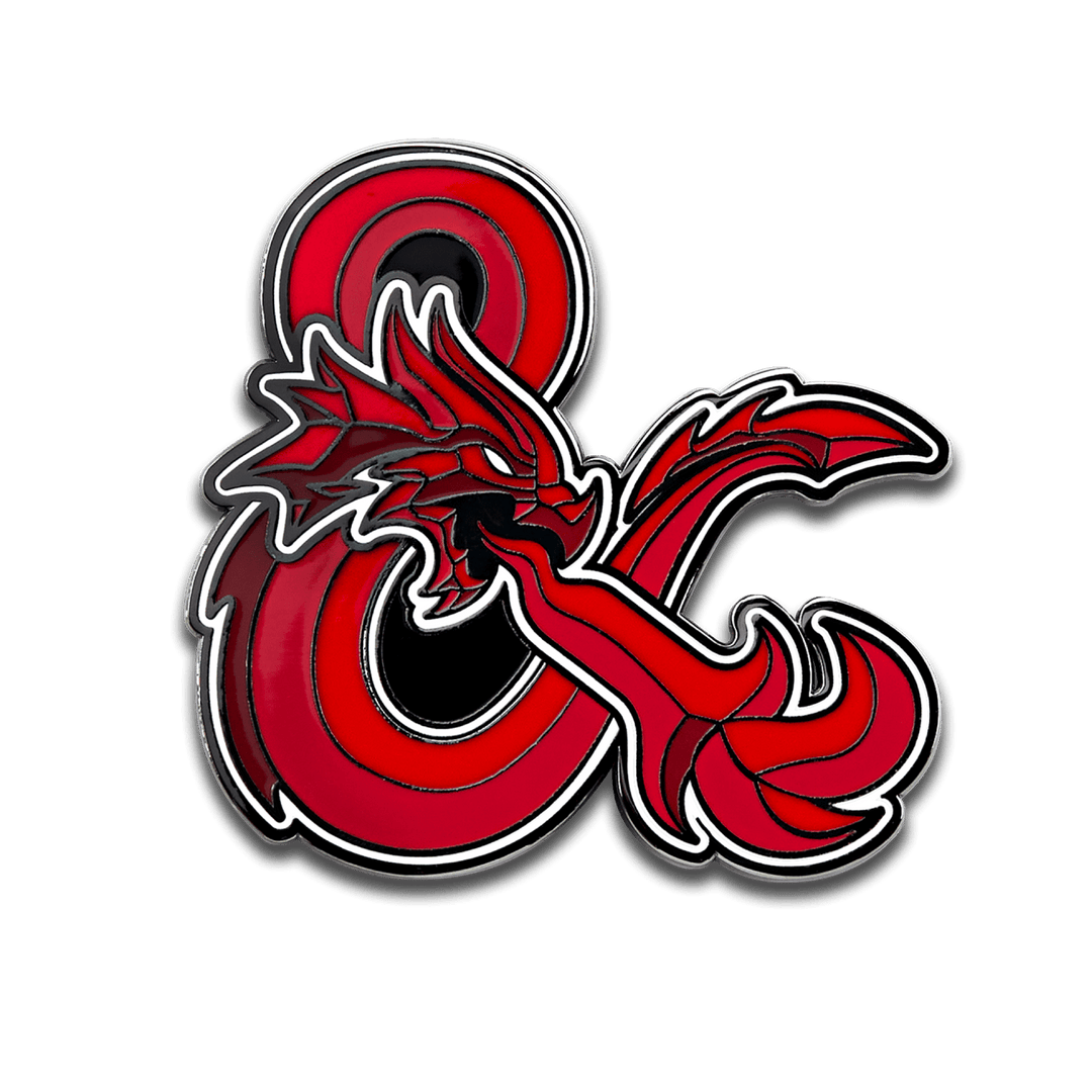 Dungeons & Dragons - Stained Glass Ampersand - Pinfinity - Augmented Reality Collectible Pins