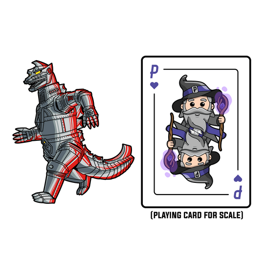 Godzilla VS Mechagodzilla Pin and Lanyard Set (Showa Era) - Pinfinity - Augmented Reality Collectible Pins