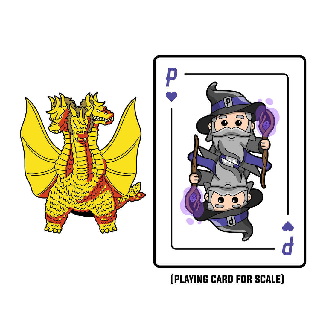 King Ghidorah Showa Era AR Pin - Pinfinity - Augmented Reality Collectible Pins