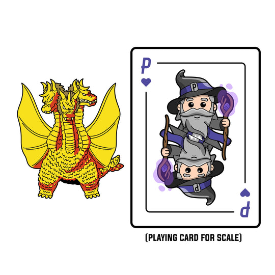 King Ghidorah Showa Era AR Pin - Pinfinity - Augmented Reality Collectible Pins