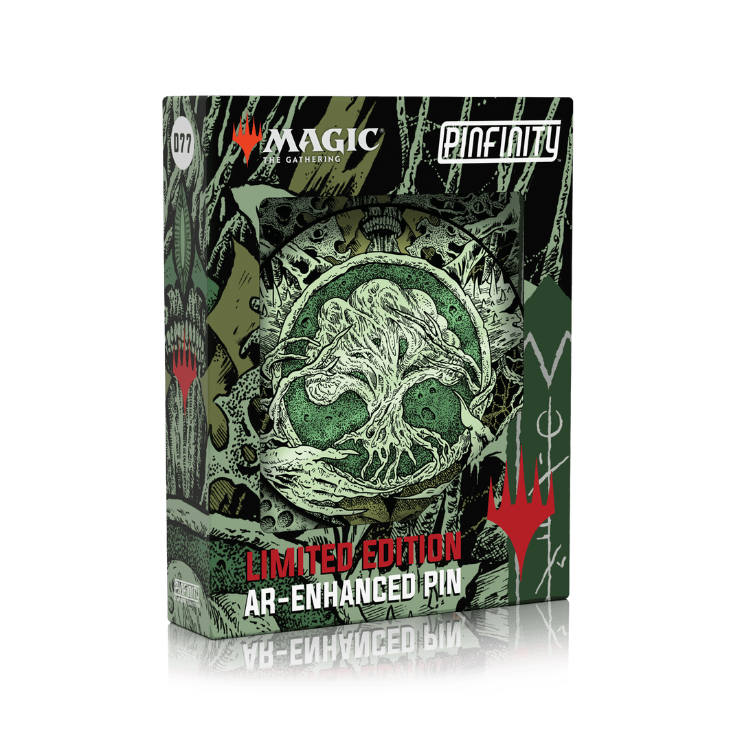 Magic: The Gathering - Infect Forest Pin - Pinfinity - Augmented Reality Collectible Pins