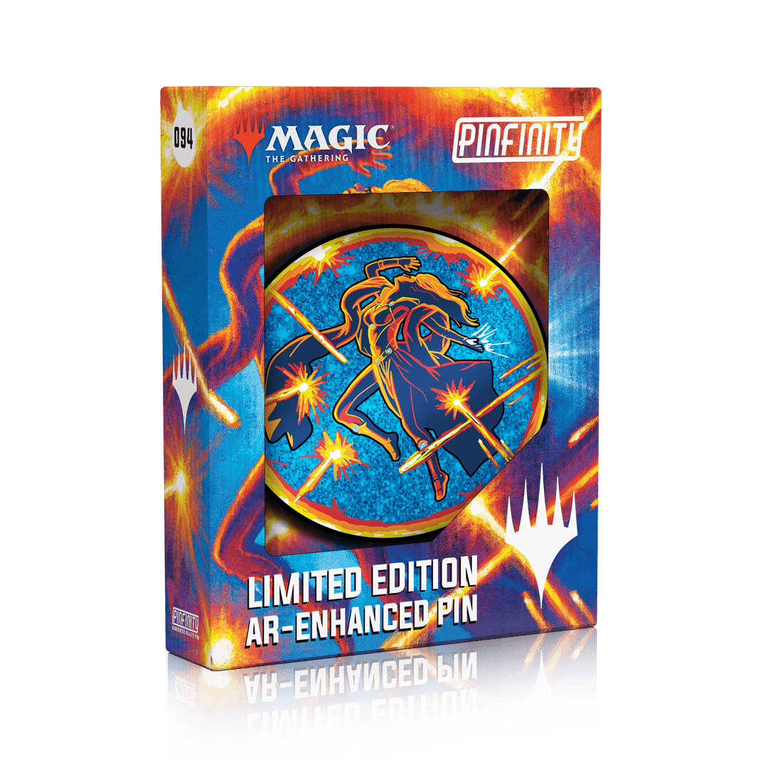 Magic: The Gathering - Limited Edition: Force of Negation Glitter Variant - Pinfinity - Augmented Reality Collectible Pins