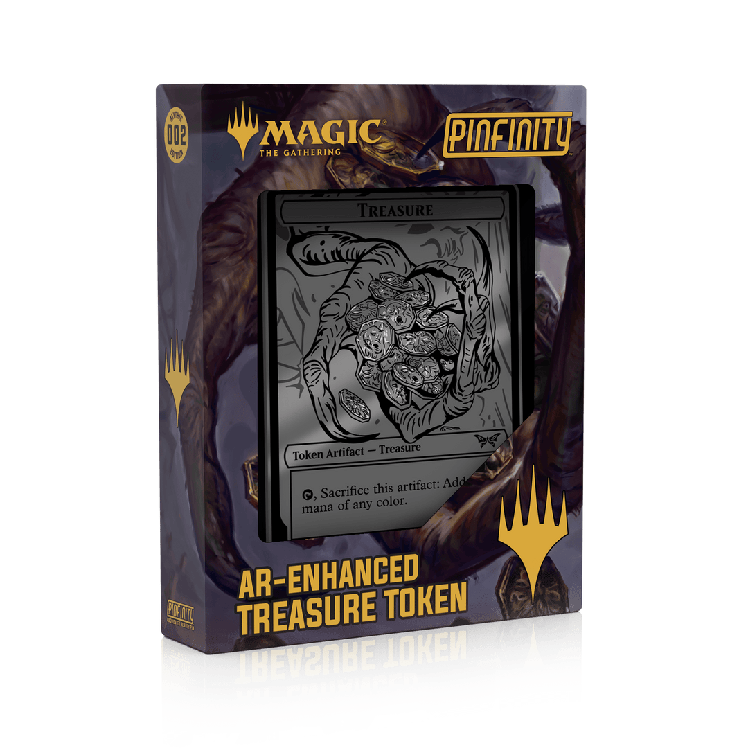 Magic: The Gathering - Members Exclusive DSK Treasure Token - Pinfinity - Augmented Reality Collectible Pins