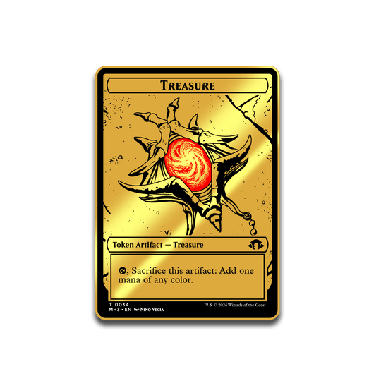 Magic: The Gathering - MH3 Treasure Token - Pinfinity - Augmented Reality Collectible Pins