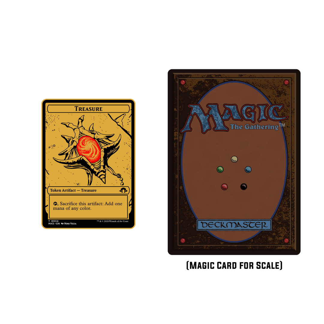 Magic: The Gathering - MH3 Treasure Token - Pinfinity - Augmented Reality Collectible Pins
