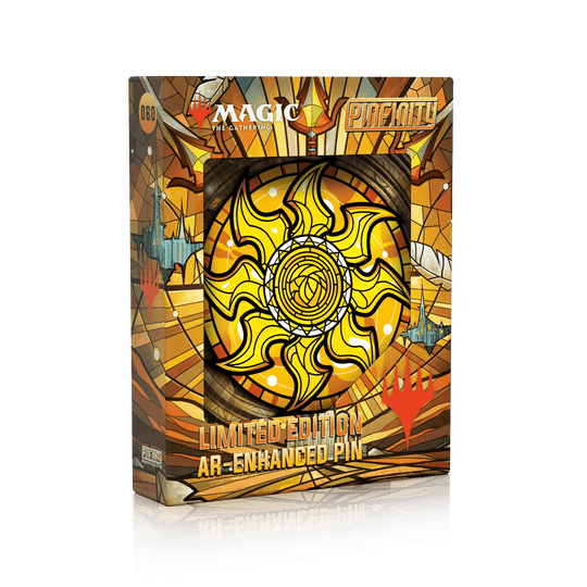 Magic: the Gathering - Stained Glass Plains Pin - Pinfinity - Augmented Reality Collectible Pins