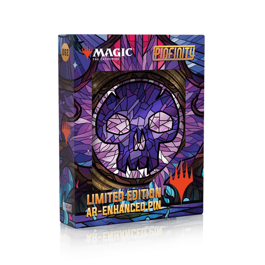 Magic: the Gathering - Stained Glass Swamp Pin - Pinfinity - Augmented Reality Collectible Pins