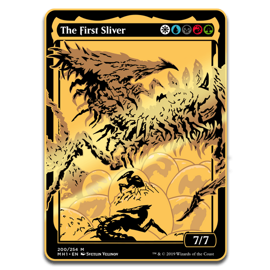 Magic: The Gathering - The First Sliver Commander Token - Pinfinity - Augmented Reality Collectible Pins