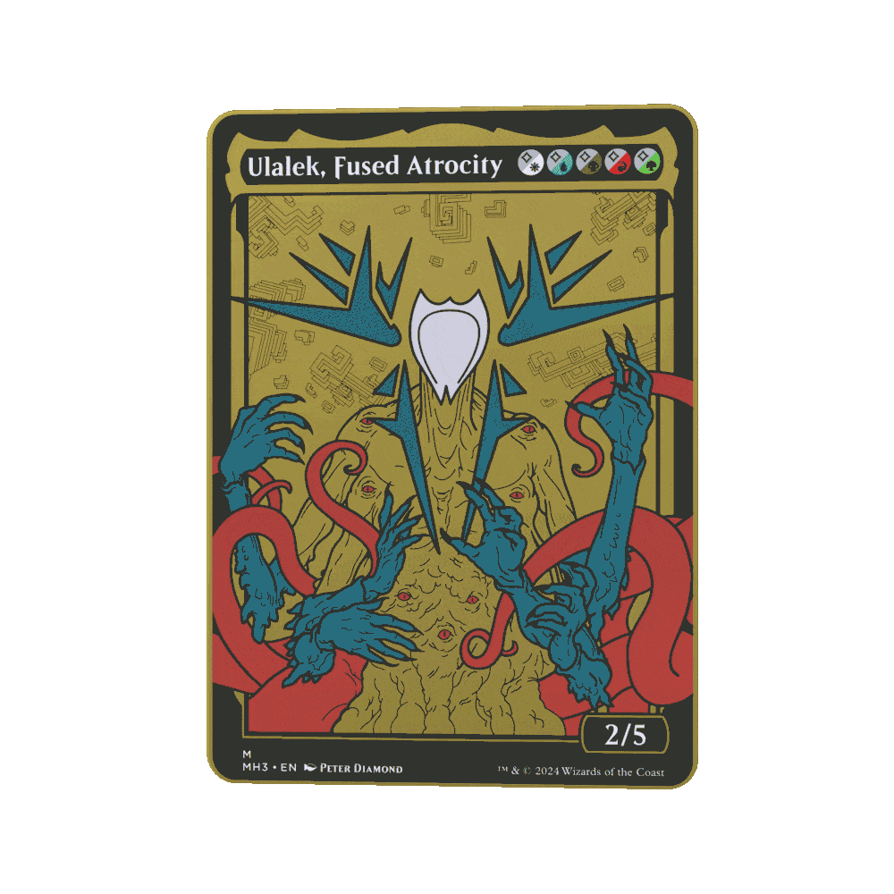 Magic: The Gathering - Ulalek Commander Token - Pinfinity - Augmented Reality Collectible Pins