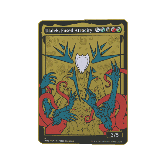 Magic: The Gathering - Ulalek Commander Token - Pinfinity - Augmented Reality Collectible Pins