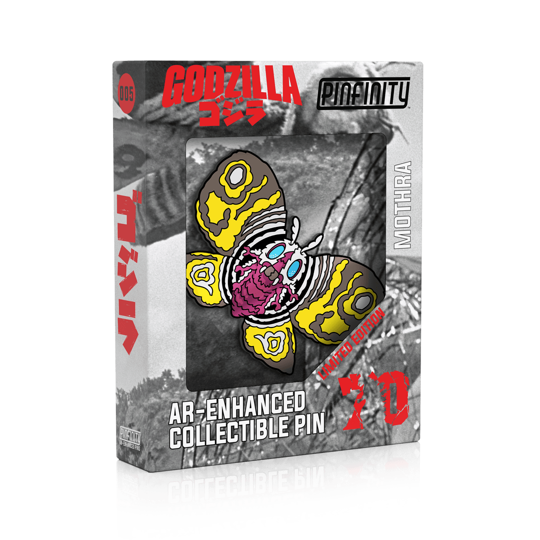 Mothra Showa Era AR Pin - Pinfinity - Augmented Reality Collectible Pins