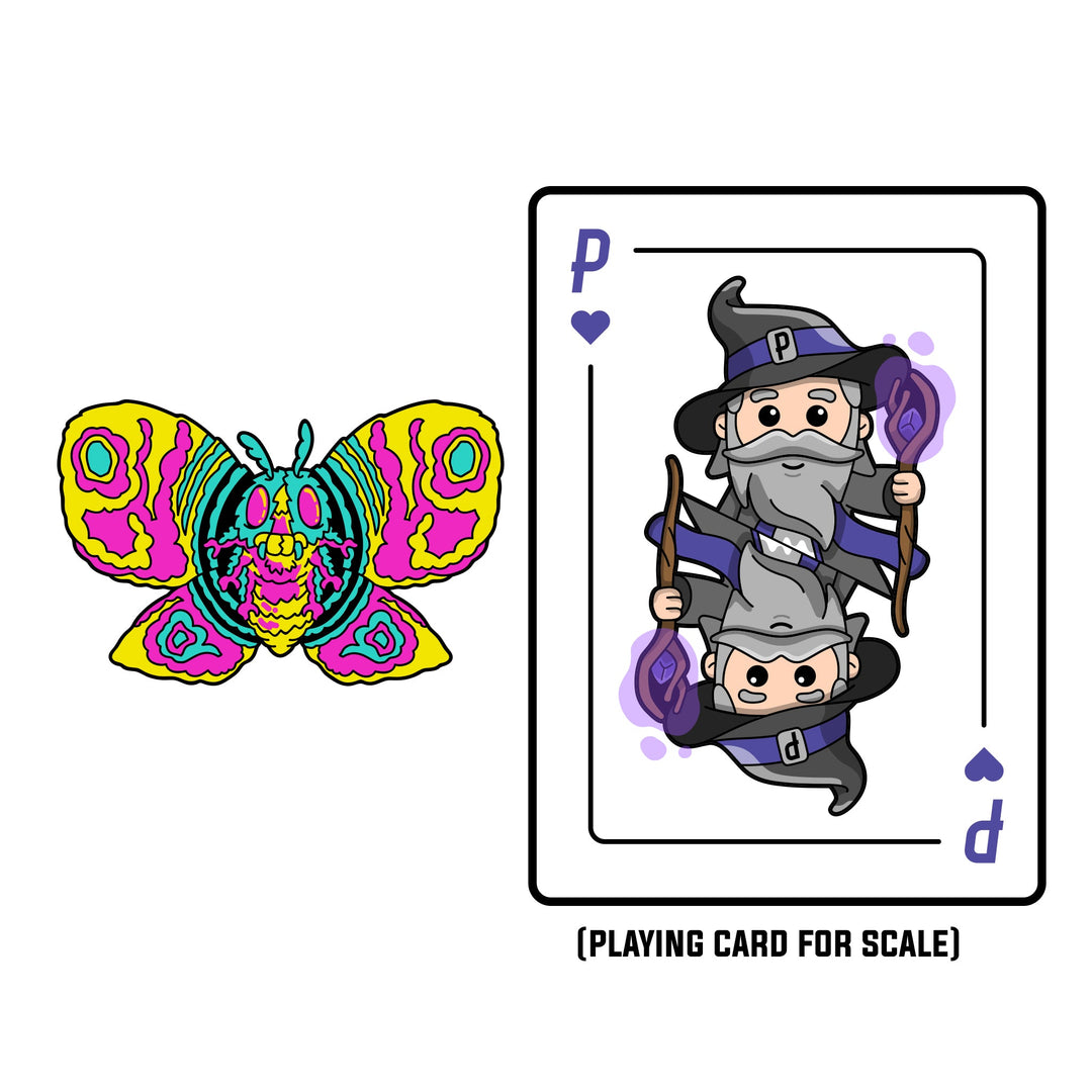 Mothra Showa Era CMYK Edition AR Pin - Pinfinity - Augmented Reality Collectible Pins