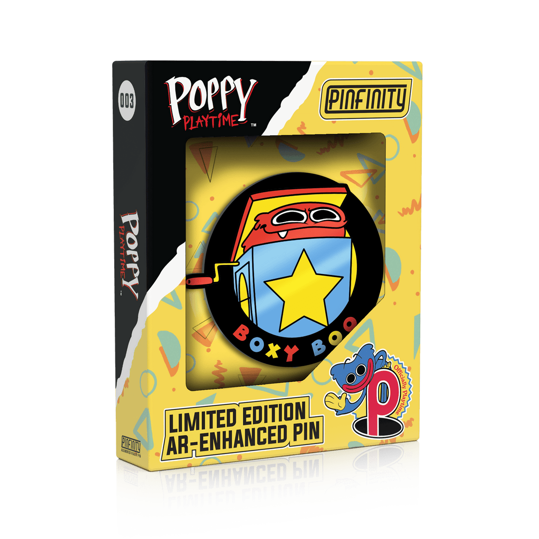 Poppy Playtime - Boxy Boo - Pinfinity - Augmented Reality Collectible Pins