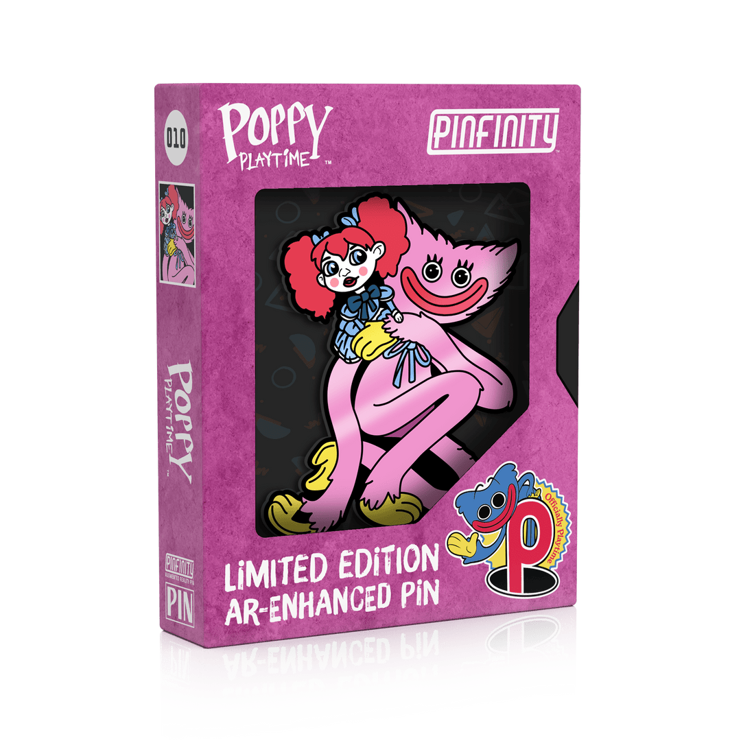 Poppy Playtime - Poppy & Mommy Long Legs LE AR Pin - Pinfinity - Augmented Reality Collectible Pins