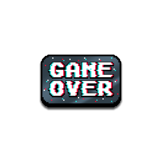 Retro Gaming - Game Over - Pinfinity - Augmented Reality Collectible Pins