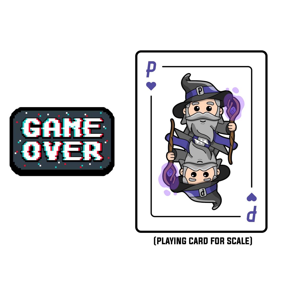 Retro Gaming - Game Over - Pinfinity - Augmented Reality Collectible Pins