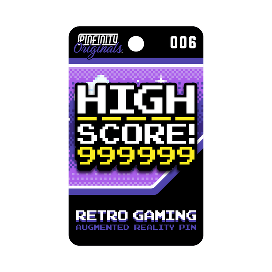 Retro Gaming - High Score - Pinfinity - Augmented Reality Collectible Pins