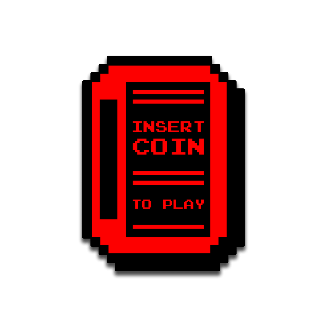 Retro Gaming - Insert Coin - Pinfinity - Augmented Reality Collectible Pins