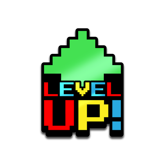 Retro Gaming - Level Up - Pinfinity - Augmented Reality Collectible Pins