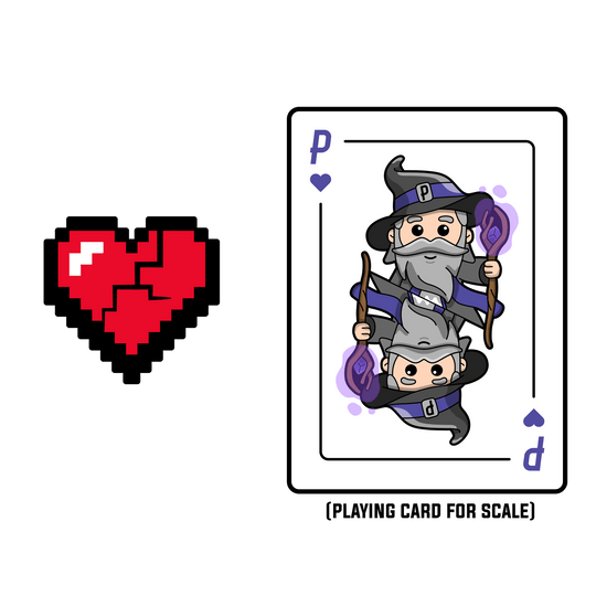 Retro Gaming - Pixel Heart (Broken) - Pinfinity - Augmented Reality Collectible Pins